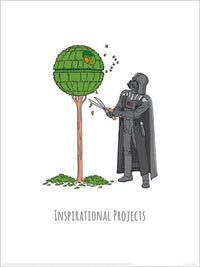 pyramid ppr54083 star wars vaders boredom busting ideas inspirational projects Art Print 30x40cm | Yourdecoration.com