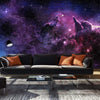 Wall Mural - Purple Nebula 100x70cm - Non-Woven Murals
