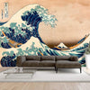 Wall Mural - Hokusai The Great Wave off Kanagawa Reproduction 150x105cm - Non-Woven Murals
