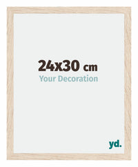 Catania MDF Photo Frame 24x30cm Oak Size | Yourdecoration.com