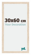 Catania MDF Photo Frame 30x60cm Oak Size | Yourdecoration.com
