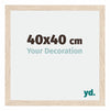 Catania MDF Photo Frame 40x40cm Oak Size | Yourdecoration.com