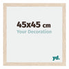 Catania MDF Photo Frame 45x45cm Oak Size | Yourdecoration.com