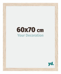 Catania MDF Photo Frame 60x70cm Oak Size | Yourdecoration.com