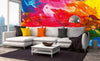 Dimex Abstract Painting Wall Mural 375x250cm 5 Panels Ambiance | Yourdecoration.com