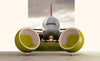 Dimex Airbus Wall Mural 225x250cm 3 Panels Ambiance | Yourdecoration.com