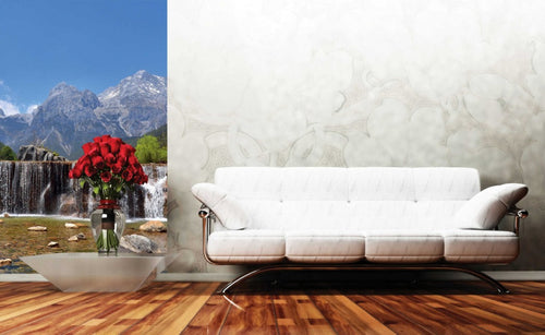 Dimex Alps Wall Mural 150x250cm 2 Panels Ambiance | Yourdecoration.com
