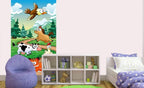 Dimex Animals and Forest Wall Mural 150x250cm 2 Panels Ambiance | Yourdecoration.com