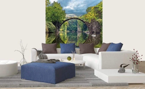 Dimex Arch Bridge Wall Mural 225x250cm 3 Panels Ambiance | Yourdecoration.com