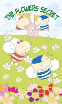 Dimex Baby Bees Wall Mural 150x250cm 2 Panels | Yourdecoration.com