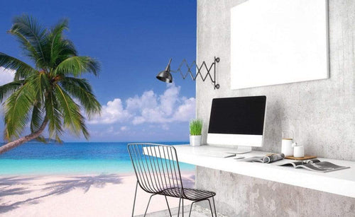 Dimex Beach Wall Mural 225x250cm 3 Panels Ambiance | Yourdecoration.com