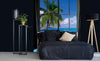 Dimex Beach Window View Wall Mural 225x250cm 3 Panels Ambiance | Yourdecoration.com