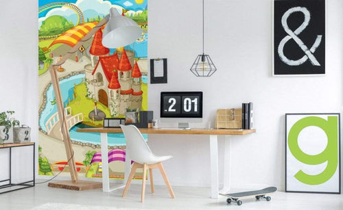 Dimex Beautiful Park Wall Mural 150x250cm 2 Panels Ambiance | Yourdecoration.com