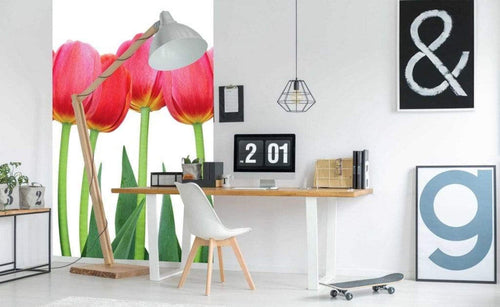 Dimex Bed of Tulips Wall Mural 150x250cm 2 Panels Ambiance | Yourdecoration.com