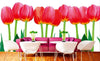 Dimex Bed of Tulips Wall Mural 375x250cm 5 Panels Ambiance | Yourdecoration.com