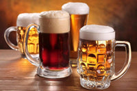 Dimex Beer Mugs Wall Mural 375x250cm 5 Panels | Yourdecoration.com