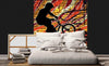 Dimex Bicycle Red Wall Mural 225x250cm 3 Panels Ambiance | Yourdecoration.com