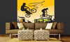 Dimex Bicycle Wall Mural 225x250cm 3 Panels Ambiance | Yourdecoration.com