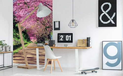 Dimex Blossom Alley Wall Mural 150x250cm 2 Panels Ambiance | Yourdecoration.com