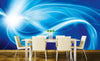 Dimex Blue Abstract Wall Mural 375x250cm 5 Panels Ambiance | Yourdecoration.com