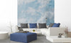 Dimex Blue Clouds Abstract Wall Mural 225x250cm 3 Panels Ambiance | Yourdecoration.com