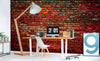 Dimex Brick Wall Wall Mural 375x250cm 5 Panels Ambiance | Yourdecoration.com