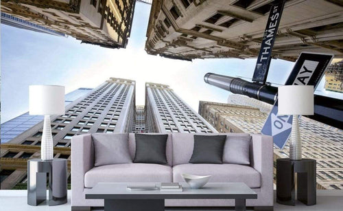 Dimex Broadway Skyscraper Wall Mural 375x250cm 5 Panels Ambiance | Yourdecoration.com