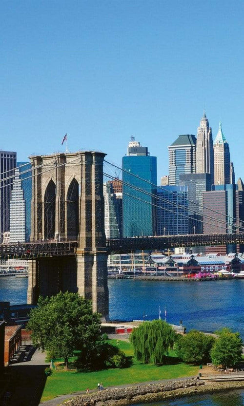 Dimex Brooklyn Bridge 1 Wall Mural 150x250cm 2 Panels | Yourdecoration.com