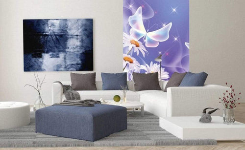 Dimex Butterfly Wall Mural 150x250cm 2 Panels Ambiance | Yourdecoration.com