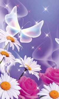Dimex Butterfly Wall Mural 150x250cm 2 Panels | Yourdecoration.com