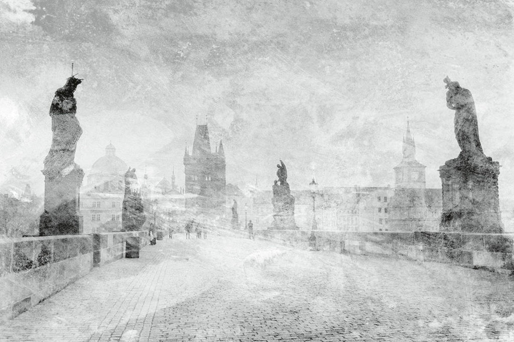 Dimex Charles Bridge Abstract II Wall Mural 375x250cm 5 Panels | Yourdecoration.com