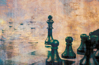 Dimex Chess Abstract Wall Mural 375x250cm 5 Panels | Yourdecoration.com