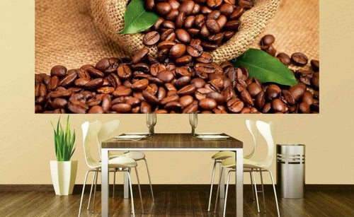 Dimex Coffee Beans Wall Mural 375x150cm 5 Panels Ambiance | Yourdecoration.com