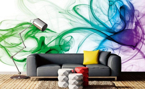 Dimex Cold Smoke Wall Mural 375x250cm 5 Panels Ambiance | Yourdecoration.com