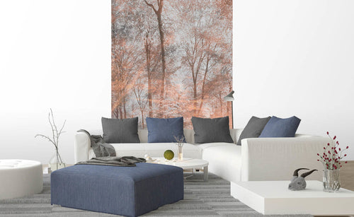 Dimex Colorful Forest Abstract Wall Mural 150x250cm 2 Panels Ambiance | Yourdecoration.com