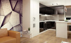 Dimex Concrete Background Wall Mural 225x250cm 3 Panels Ambiance | Yourdecoration.com