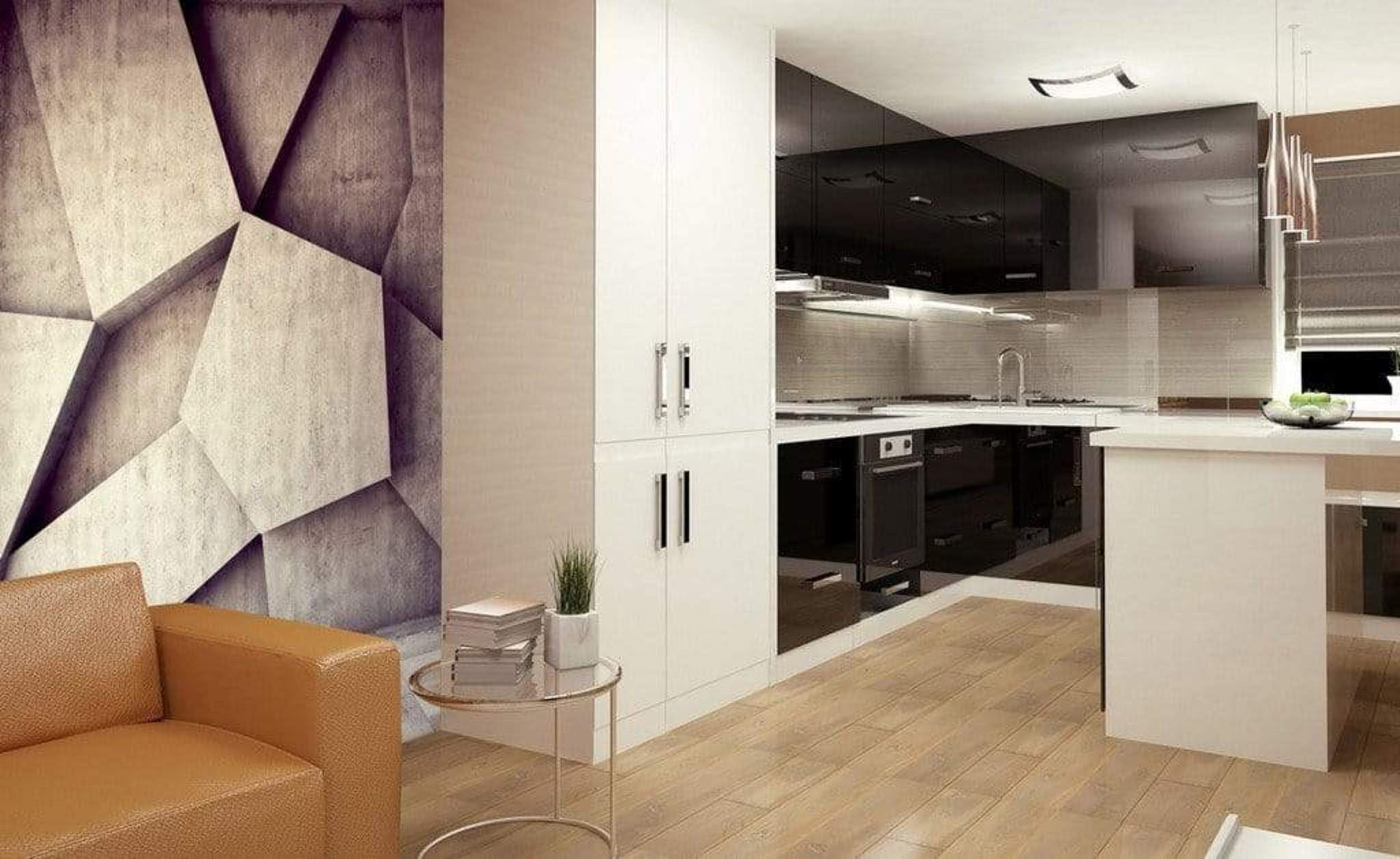 Dimex Concrete Background Wall Mural 225x250cm 3 Panels Ambiance | Yourdecoration.com