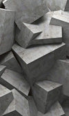 Dimex Concrete Cubes Wall Mural 150x250cm 2 Panels | Yourdecoration.com