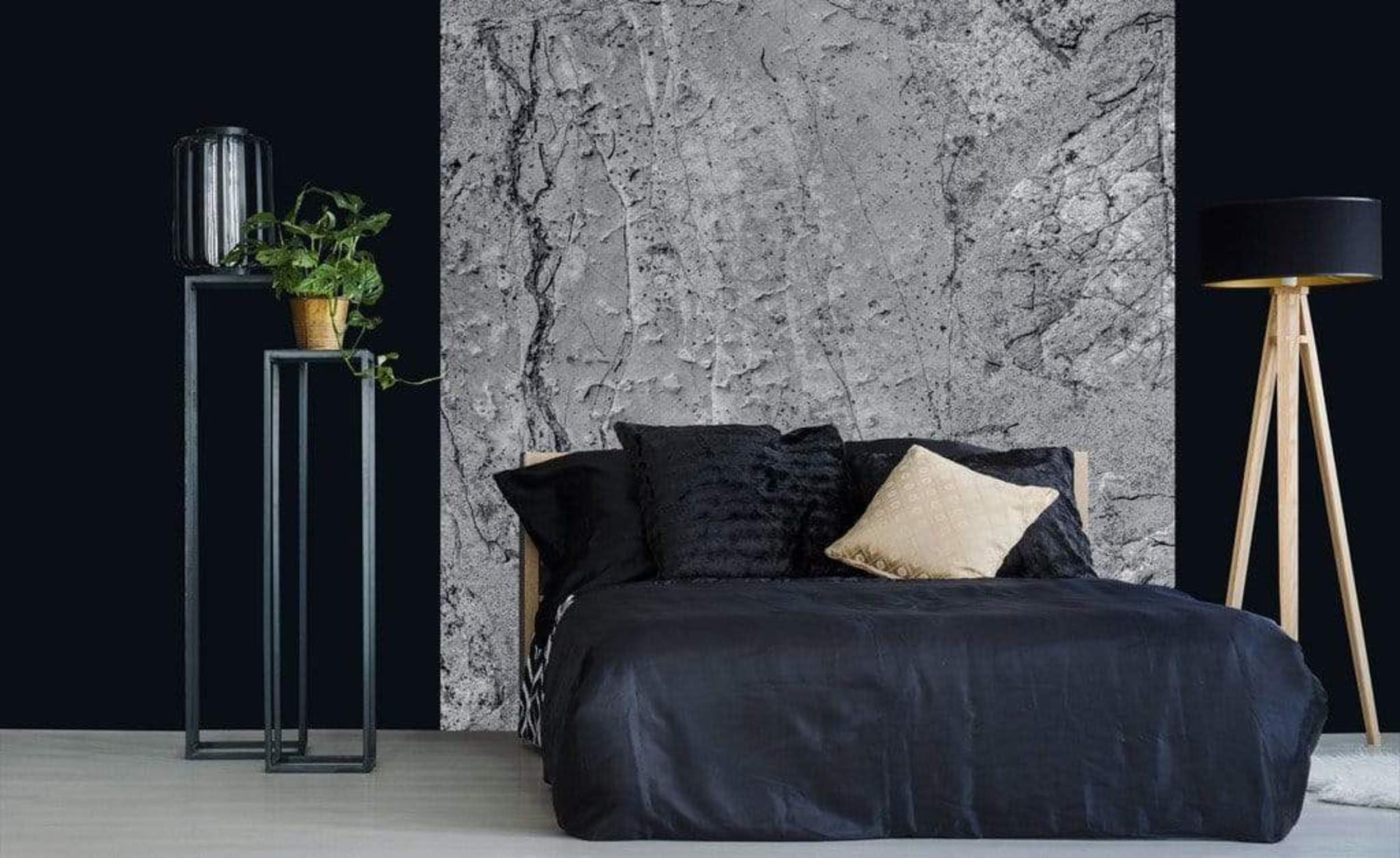 Dimex Concrete Floor Wall Mural 225x250cm 3 Panels Ambiance | Yourdecoration.com