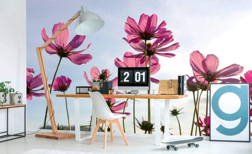 Dimex Cosmos Flowers Wall Mural 375x250cm 5 Panels Ambiance | Yourdecoration.com