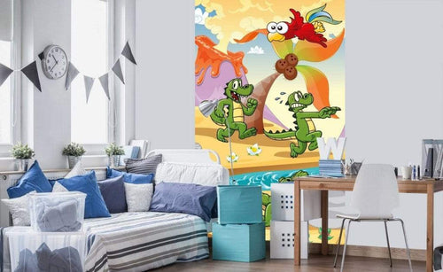 Dimex Crocodiles Wall Mural 150x250cm 2 Panels Ambiance | Yourdecoration.com