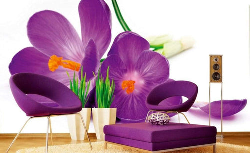 Dimex Crocus Wall Mural 375x250cm 5 Panels Ambiance | Yourdecoration.com