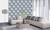 Dimex Cube Wall Wall Mural 225x250cm 3 Panels Ambiance | Yourdecoration.com