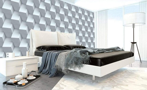 Dimex Cube Wall Wall Mural 375x250cm 5 Panels Ambiance | Yourdecoration.com