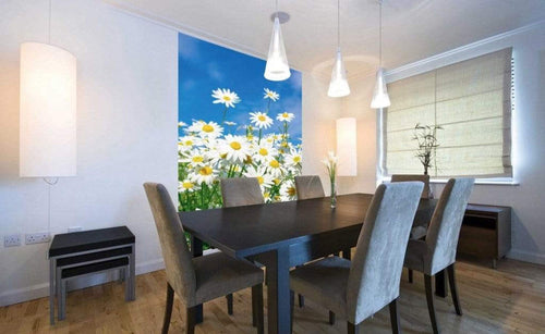 Dimex Daisies Wall Mural 150x250cm 2 Panels Ambiance | Yourdecoration.com