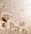 Dimex Dandelions and Butterfly Wall Mural 225x250cm 3 Panels | Yourdecoration.com