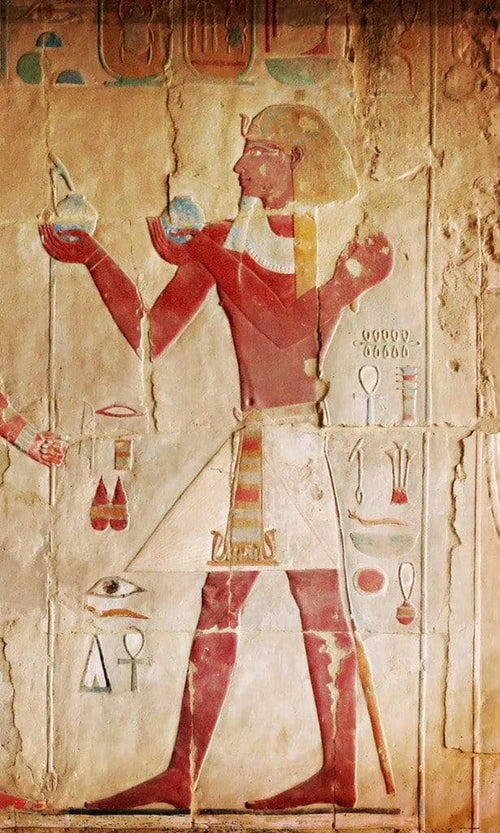 Dimex Egypt Painting Wall Mural 150x250cm 2 Panels | Yourdecoration.com