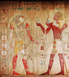 Dimex Egypt Painting Wall Mural 225x250cm 3 Panels | Yourdecoration.com