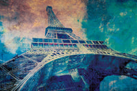 Dimex Eiffel Tower Abstract I Wall Mural 375x250cm 5 Panels | Yourdecoration.com