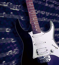 Dimex Electric Guitar Wall Mural 225x250cm 3 Panels | Yourdecoration.com